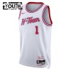 Camiseta Niños Houston Rockets Amen Thompson 2025-26 Nike City Edition Blanco Swingman